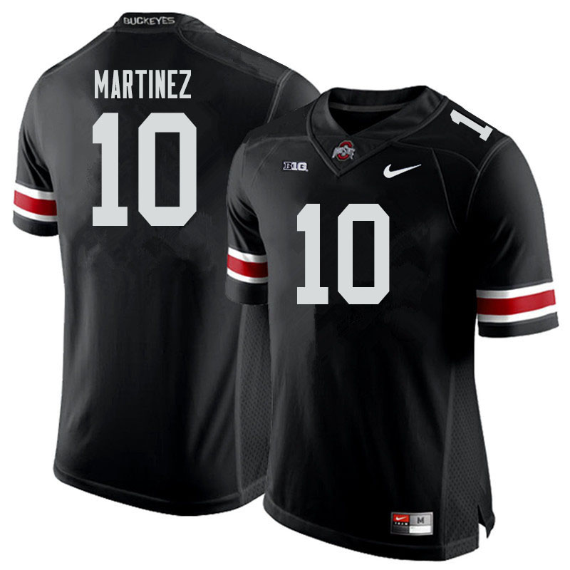 Men #10 Cameron Martinez Ohio State Buckeyes College Football Jerseys Sale-Black